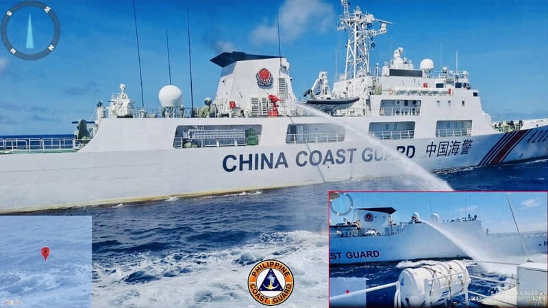 Philippines Summons China's Ambassador Over Water Cannoning of Boats in South China Sea Dispute