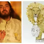 Anant Ambani’s Custom Lion Brooch
